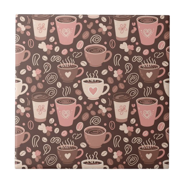 Padrão de Xícara de Café Aconchegante (2) (Frente)