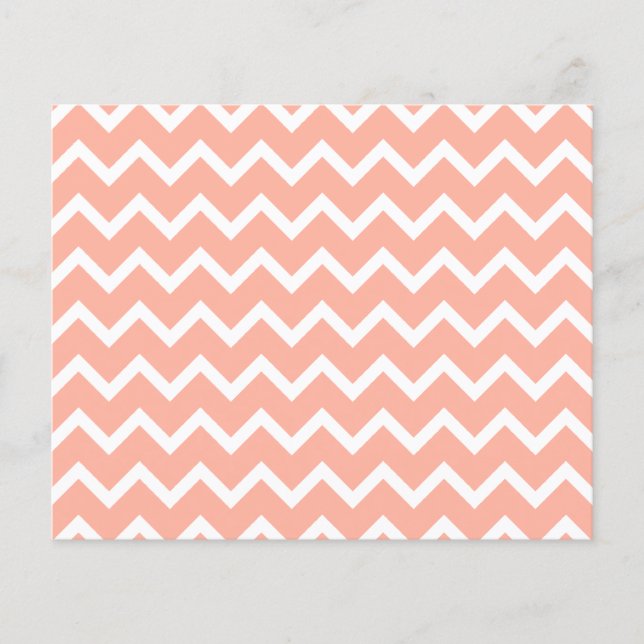 Padrão de Zag de Coral e Branco. (Frente)