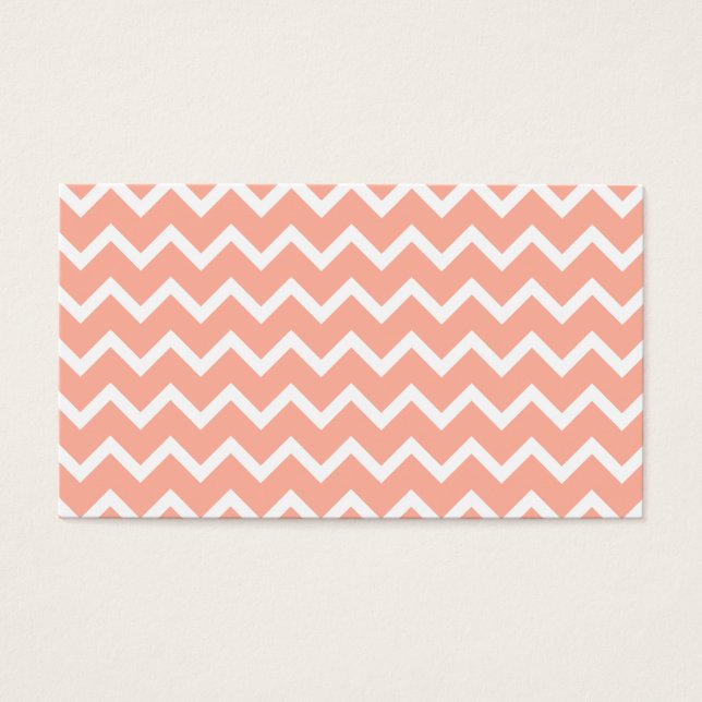 Padrão de Zag de Coral e Branco. (Frente)