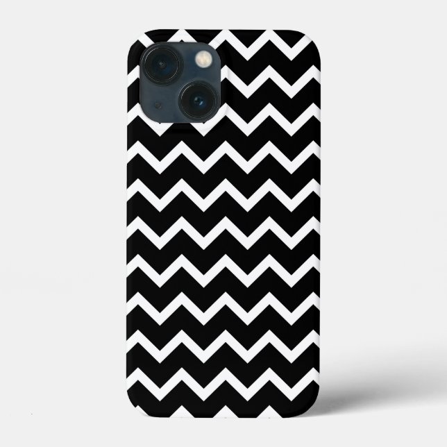 Padrão de Zig Zag preto e branco. (Verso)