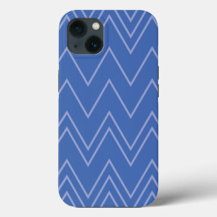 Padrão de ziguezague azul, moderno, simples, legal