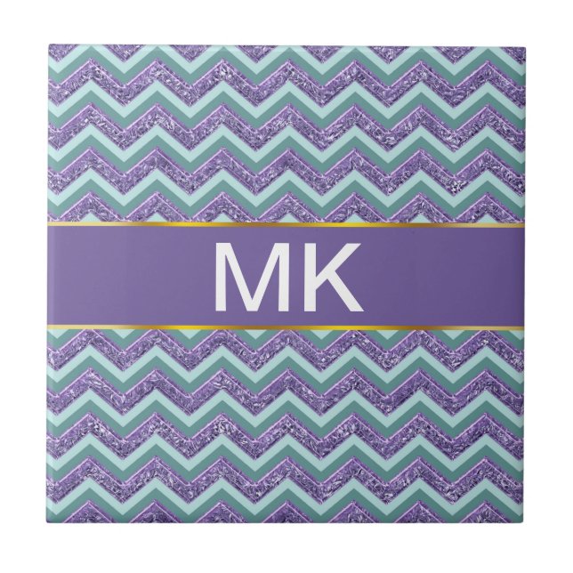 Padrão de Zigzag do Ametist Glass (Frente)