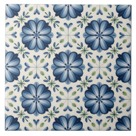 Padrão Delft Holandês Azul