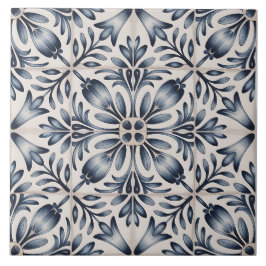 Padrão Delft Holandês Azul