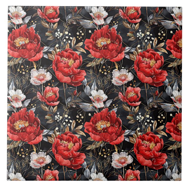 Padrão detalhado de aquarela esboçado delicioso (Frente)