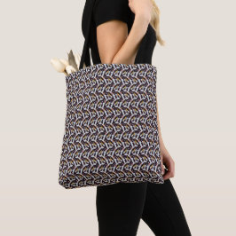 Padrão digital abstrato 1219 - Tote Bag (Bandeja d