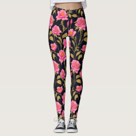 Padrão digital floral design 24 - Leggings