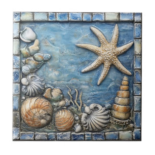 Padrão do Azulejo da Vida Marinha