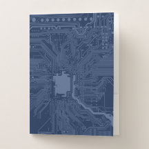 Padrão do circuito da placa-mãe do Geek azul