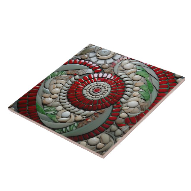 Padrão do Círculo Vermelho Natal (Lateral)