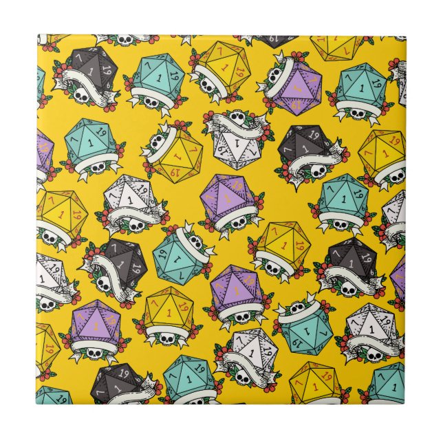 Padrão do Conjunto de Dados D20 (Frente)