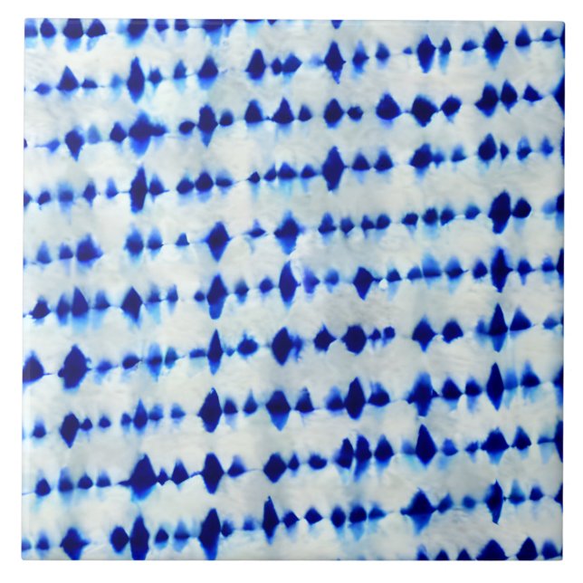 Padrão do Indigo Blue Shibori (Frente)