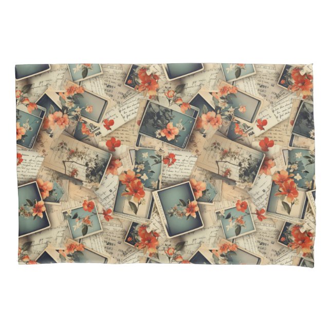 Padrão do livro de páginas flexível do Vintage (Frente-Esquerda)