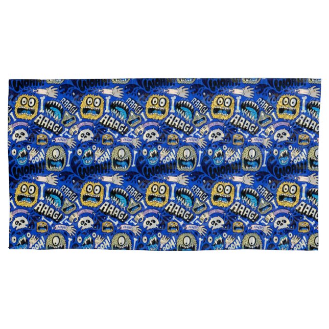 Padrão do monstro do Dia das Bruxas (Frente)