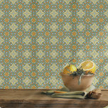 Padrão do Mosaico marroquino com brilho de campo<br><div class="desc">Um padrão de mosaico marroquino com cores brilhantes no campo para transportá-lo para um prado onde gramíneas e flores silvestres crescem lindamente.</div>