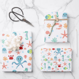 Padrão do mundo do mar