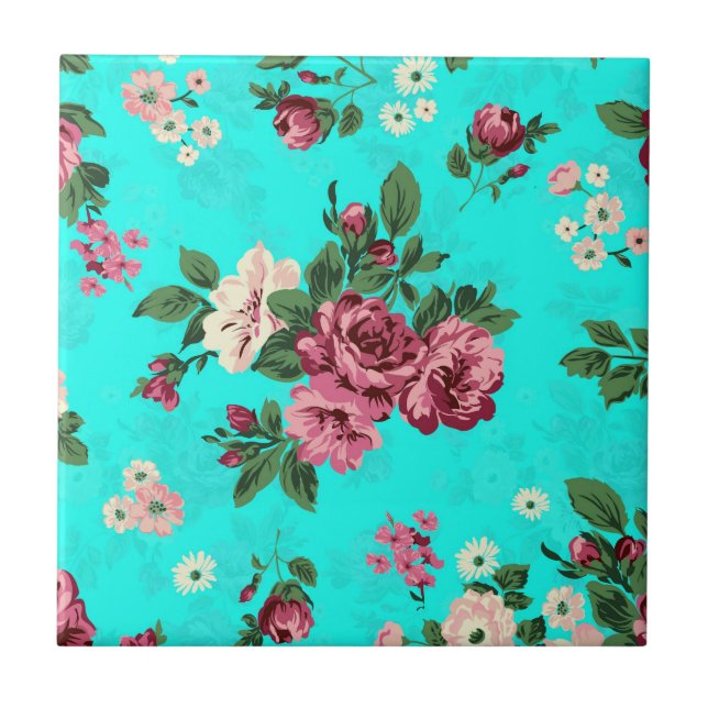 Padrão do Rosa vermelha & White Daisies (Frente)