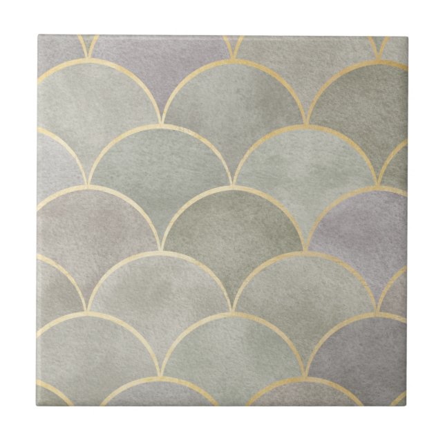 Padrão do ventilador do deco de arte brilhante met (Frente)