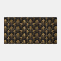 Padrão Dourado Art Déco — Geométrico Vintage Elega