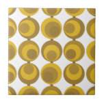Padrão Dourado da Mostarda Moderna do Século médio<br><div class="desc">design de inspiração moderna do século médio com um padrão sem descontinuidades de círculos de mostarda de ouro retrô em fundo branco. Design simples e limpo moderno. Crie seu próprio padrão personalizado carregando uma nova imagem ou use o botão "contate este designer" para obter ajuda. Para criar seu próprio design...</div>