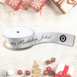 Padrão E Texto Do Logotipo Comercial Personalizado