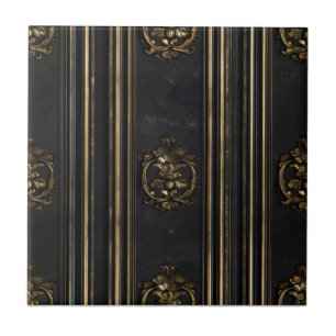 Padrão Elegante Dourado Antigo