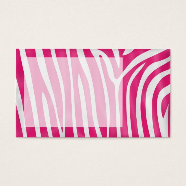 Padrão elegante e elegante de zebra (Frente)