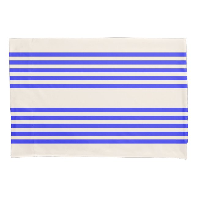 Padrão elétrico azul e bege cinco faixas (Frente)