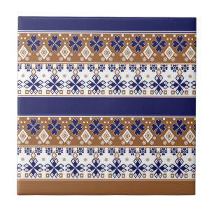 Padrão escandinavo liso e escandinavo azul