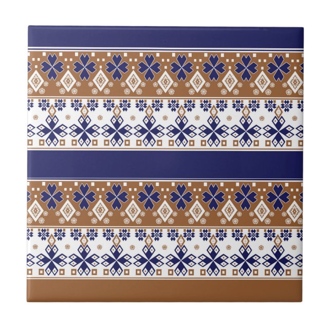 Padrão escandinavo liso e escandinavo azul (Frente)