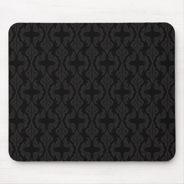 Padrão Escuro e Elegente Mousepad (Frente)