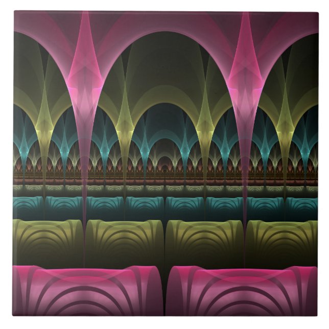 Padrão especial de fantasia Abstrato - Fractal col (Frente)