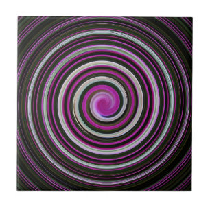 Padrão Espiral Roxo