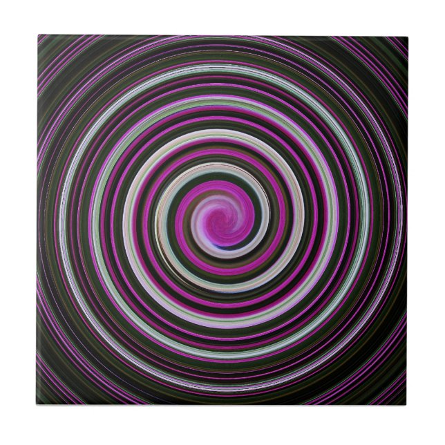 Padrão Espiral Roxo (Frente)