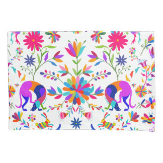 Padrão estilo Otomi de Weims, Coelhos e Pássaros 