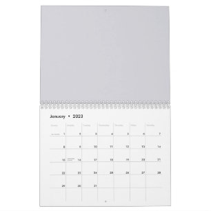 Padrão étnico elegante do calendário