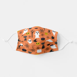 Padrão Feliz de Manchas Bonitas de Halloween