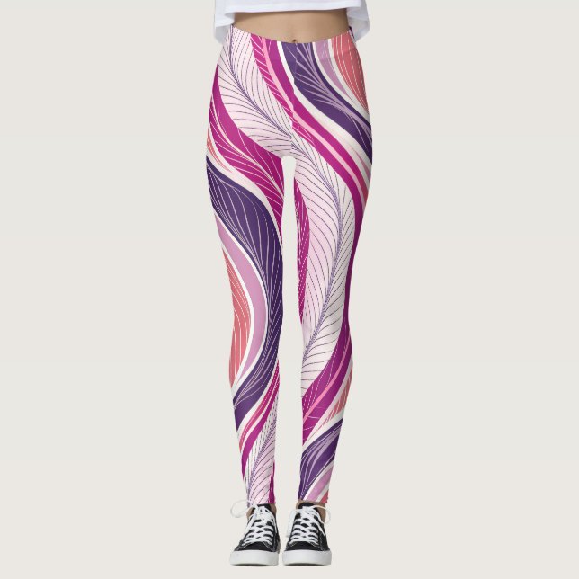 Padrão Feminino Esportivo Sem Costura para Legging (Frente)