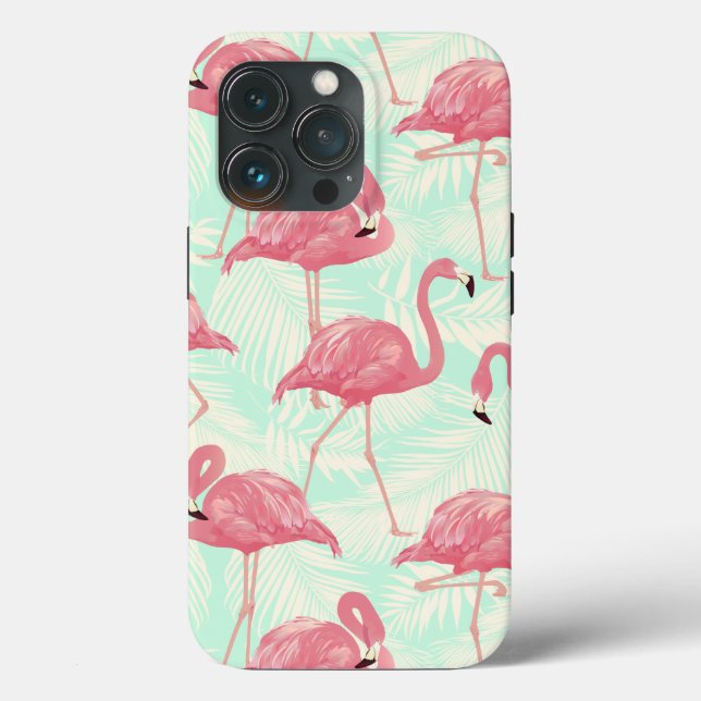 Padrão Flamingo Pink Elegante de Chic (Verso)