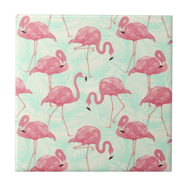 Padrão Flamingo Pink Elegante de Chic (Frente)