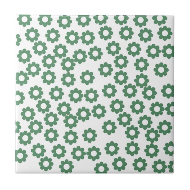 Padrão Flor Verde Y2K (Frente)
