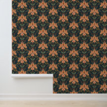 Padrão Floral Antigo William Morris Honeysuckle
