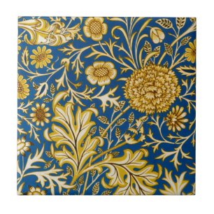 Padrão Floral Azul Cherwell de William Morris