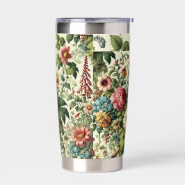 Padrão Floral Botânico Sem Costura