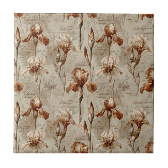 Padrão Floral Botânico Vintage (4) (Frente)