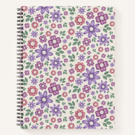 padrão floral caprichoso em creme minimalista