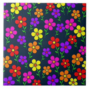 Padrão Floral Colorido