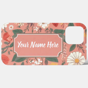 Padrão Floral Com Nome