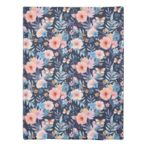 Padrão floral com rosa