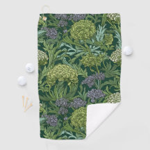 Padrão floral contínuo no estilo de William Morris